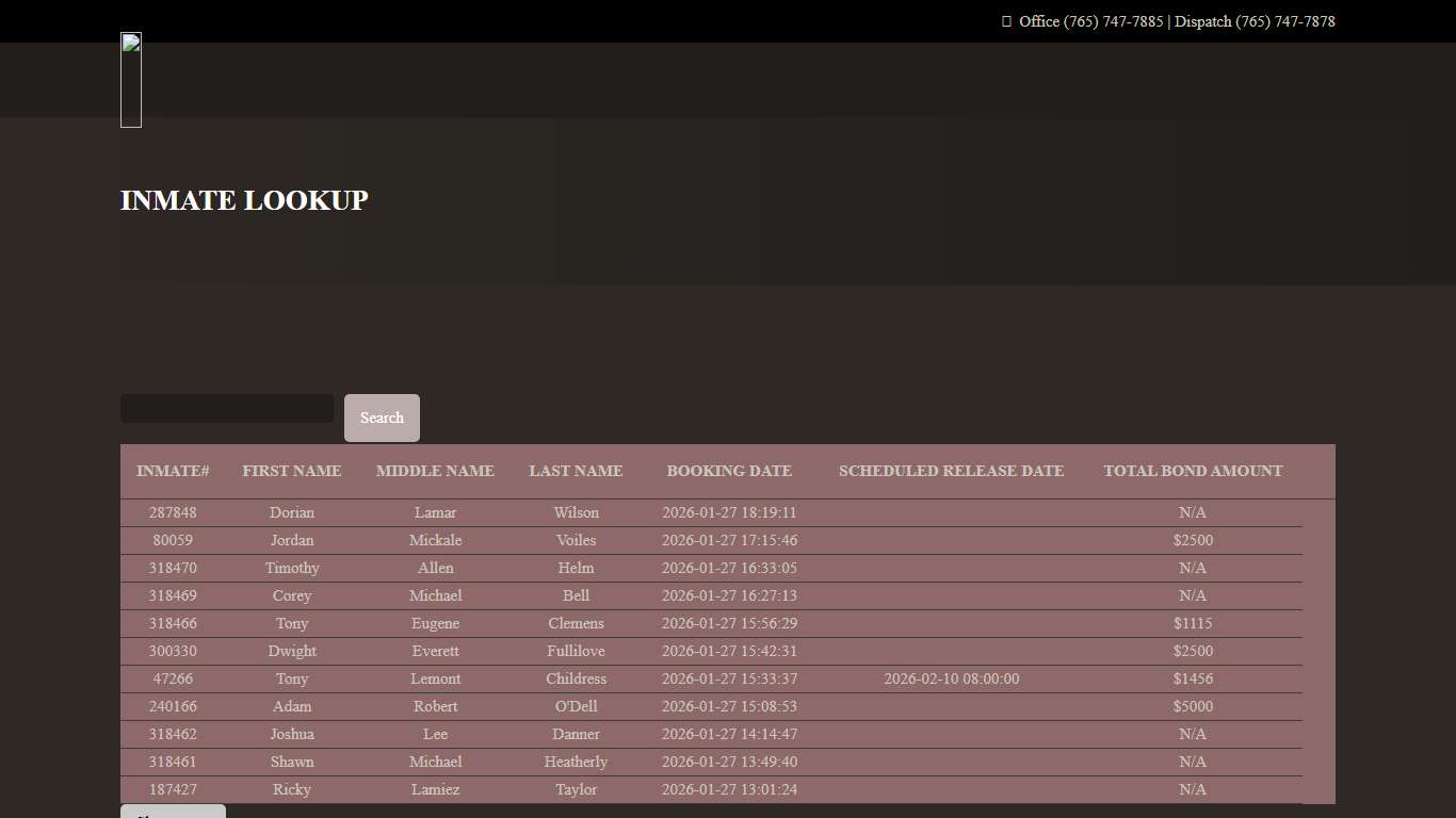 Inmate Lookup - Delaware County Sheriff